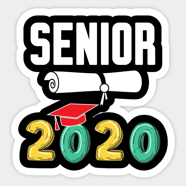 Senior 2020 Graduation Sticker by Work Memes